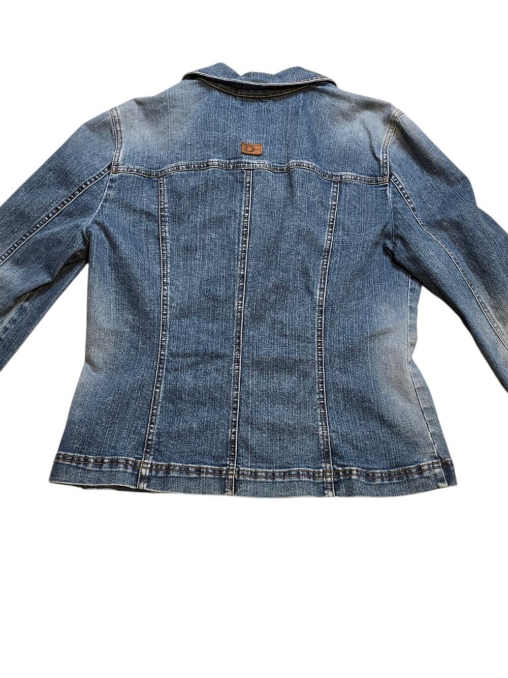 DKNY Jeans Vintage YSK Medium Wash Denim Jacket XL - Picture 5 of 12